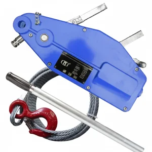 Лебедка ручная рычажная тросовая МТМ 0,8т 20м