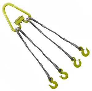 Строп канатный четырехветвевой 4СК-1т 1м (опрессовка)