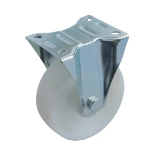 FCpn 54w - Большегрузное нейлоновое колесо 125 мм (площадка, неповоротн, роликоподш)